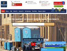 Tablet Screenshot of diamondprovides.com